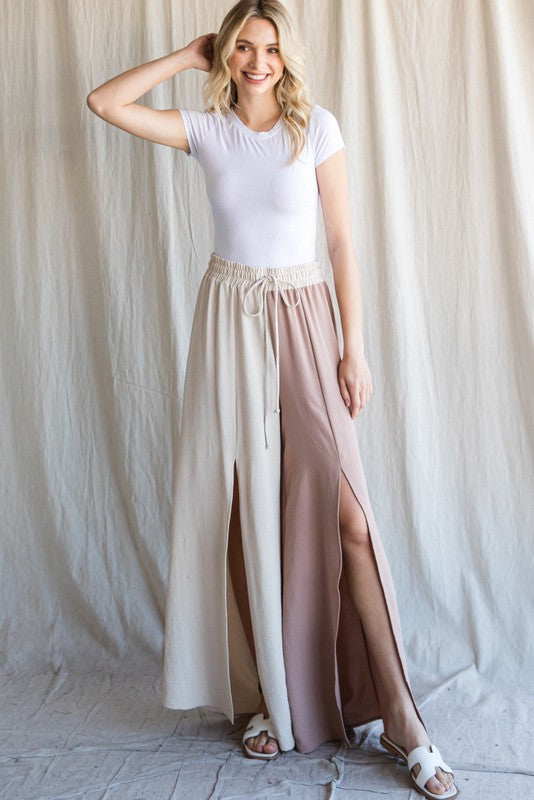 Walking Duo Front Slit Pants