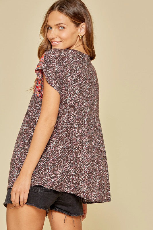 Tassel Me Around Top. Also in Plus size.