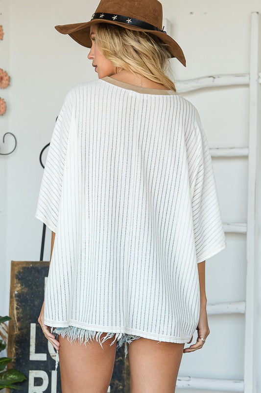 Fun Girl Tie Dye Print Top