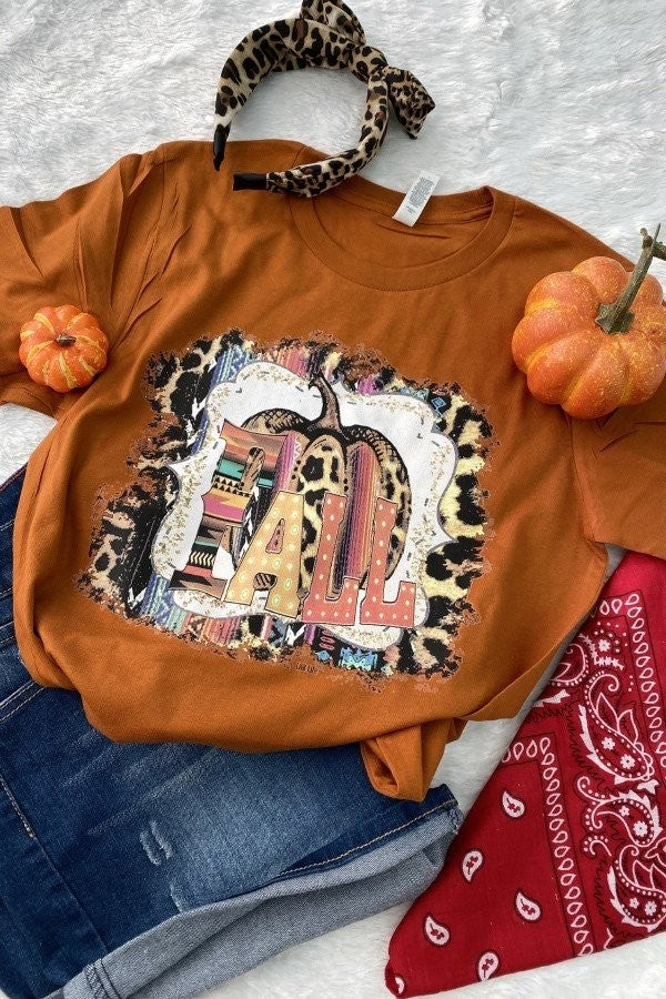 This & That Fall Pumpkin Bella Canvas Graphic Tee