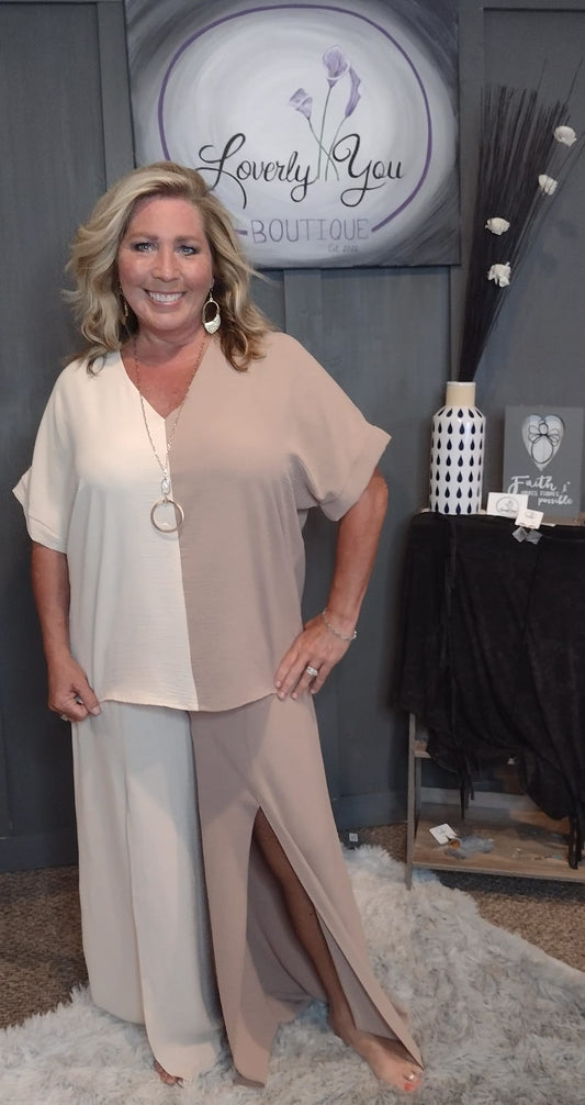 Walking Duo Front Slit Pants