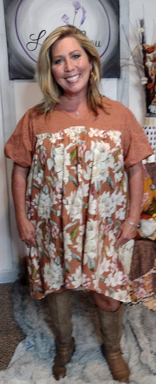 Darla Floral Midi Dress