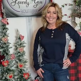 Noelle French Terry Henley Top