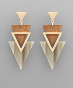 Arrow Down Earrings