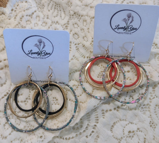 Three Circle Earring