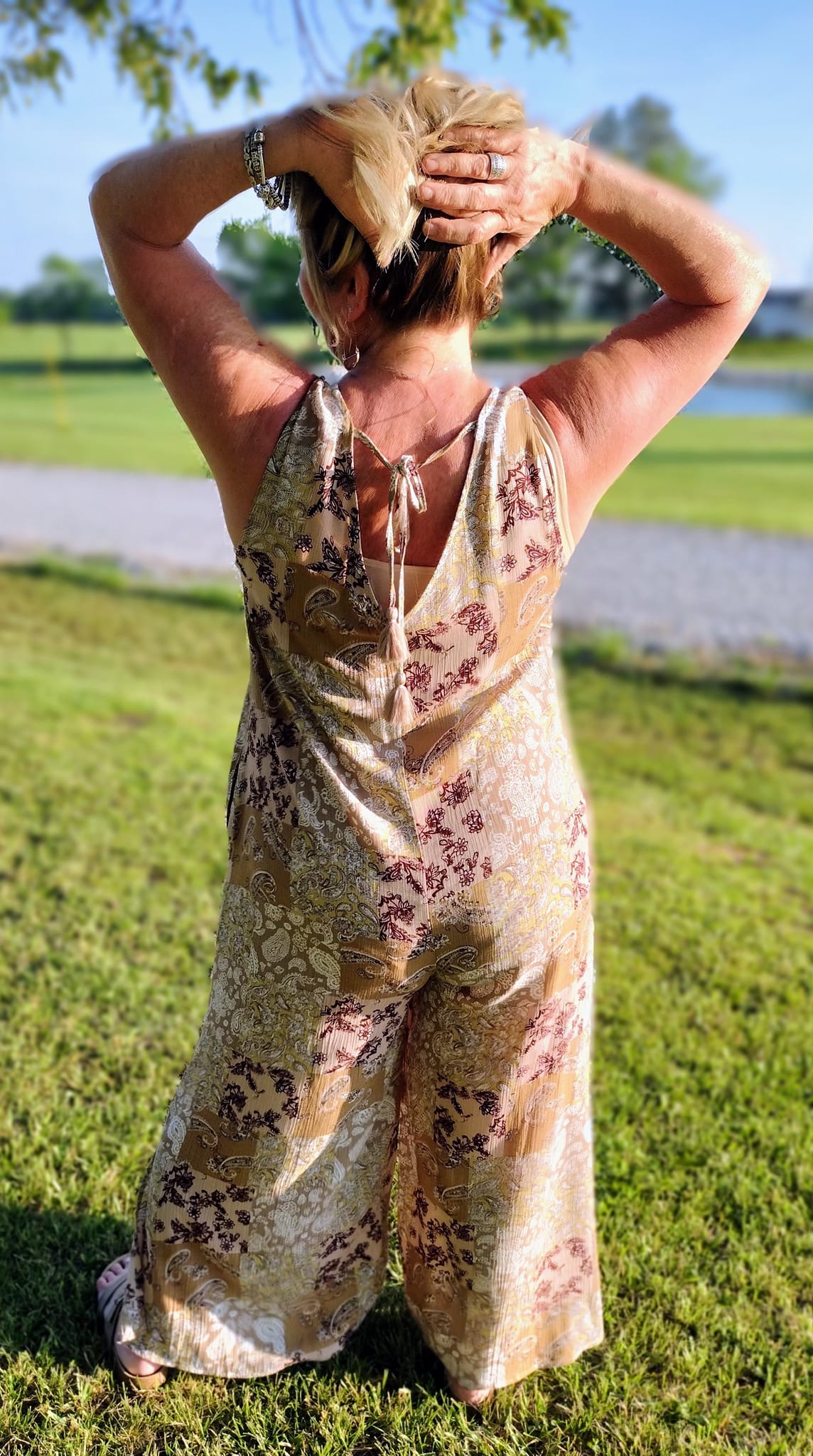 Love, Love, Love! I'm 5'3" in a size "Large" in this Beautiful, Comfy Jump Suit! Shop "Jumpsuit" @ Loverly You Boutique